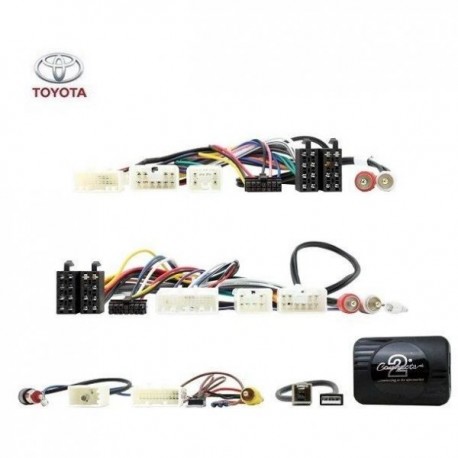 COMMANDE VOLANT Toyota Previa 2001-2017 - SANS ampli JBL AVEC USB et RCA